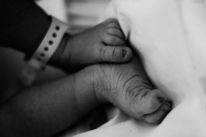 Fotografías de un bebé recién nacido