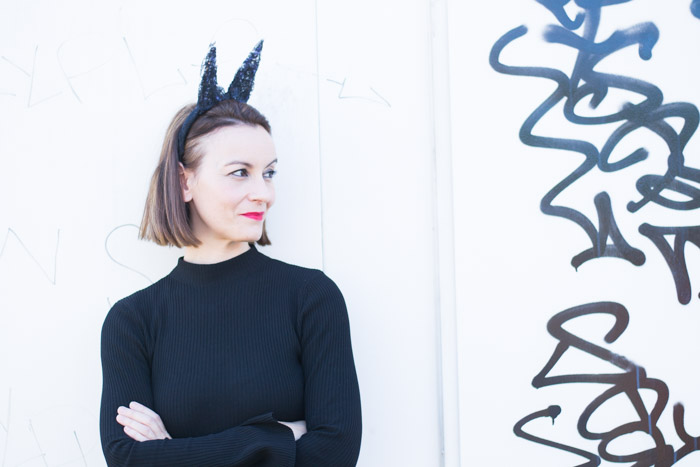 Diadema Halloween encaje